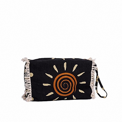 Platinum Γυναικείο Νεσεσέρ Με Boho Σχέδια 22516 Black