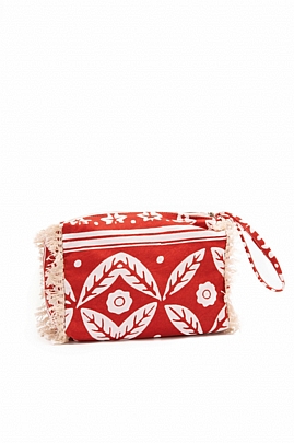 Platinum Γυναικείο Νεσεσέρ Με Boho Σχέδια 92415 Red