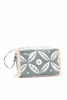 Platinum Γυναικείο Νεσεσέρ Με Boho Σχέδια 92415 Χακί