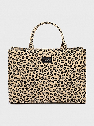 Nolah Τσάντα ώμου & χιαστί Leopard Brown

