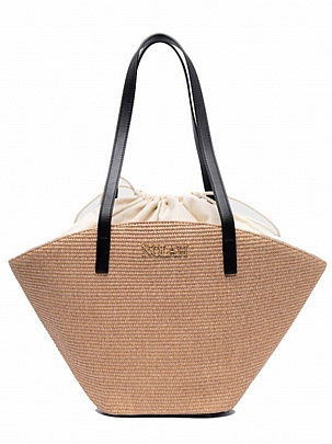 Nolah Τσάντα ώμου Camelia Beige Black<br />