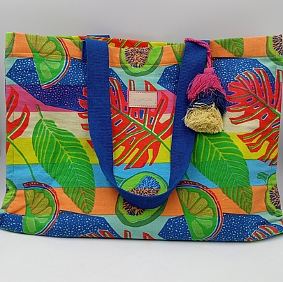 Verde Γυναικεία Τσάντα θαλάσσης 14-0326 Multicolour