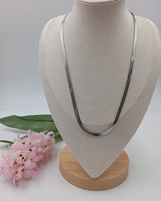 Κολιέ ατσάλινο φίδι 59066 Silver