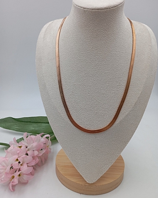 Κολιέ ατσάλινο φίδι 59066 Bronze