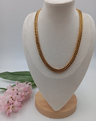 Προϊόν: Κολιέ ατσάλινο αλυσίδα 59070 Gold Κολιέ ατσάλινο αλυσίδα 59070 Gold