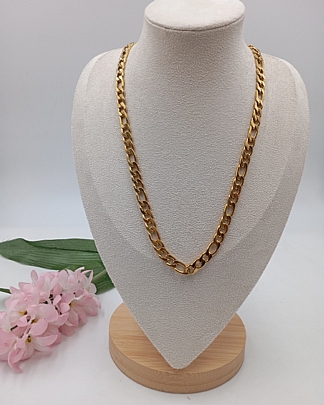 Κολιέ ατσάλινο αλυσίδα 59079 Gold