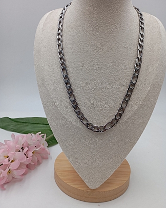 Κολιέ ατσάλινο αλυσίδα 59079 Silver