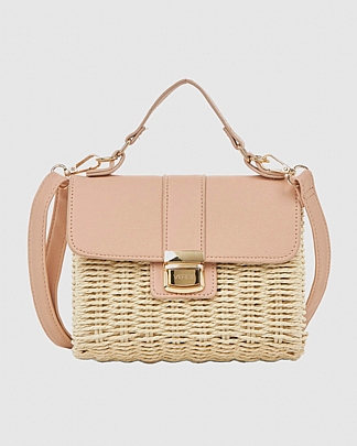 Verde Γυναικεία Τσάντα Χειρός/Χιαστί 48-0274 Beige