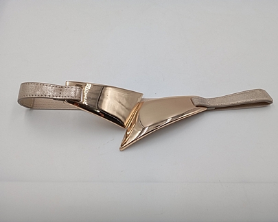 Ζώνη χρυσή ελαστική με χρυσό σχέδιο ZSP-25050-2 Gold