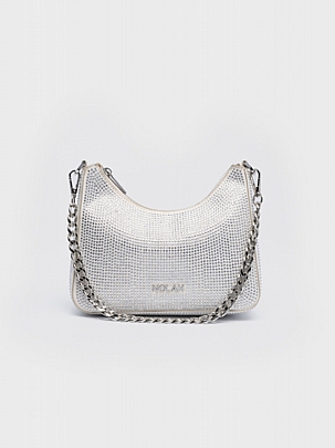 Nolah Τσάντα Ώμου Primrose Silver