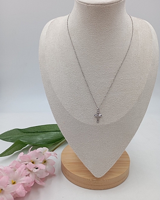 Προϊόν: Κολιέ ατσάλινο σταυρουδάκι 59081 Silver Κολιέ ατσάλινο σταυρουδάκι 59081 Silver