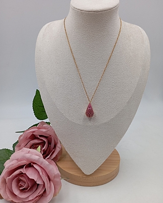 Προϊόν: Κολιέ ατσάλινο σταγόνα 59097 Gold Κολιέ ατσάλινο σταγόνα 59097 Gold