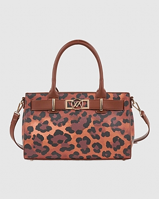 Verde Γυναικεία Τσάντα Χειρός 16-8033 Animal Print