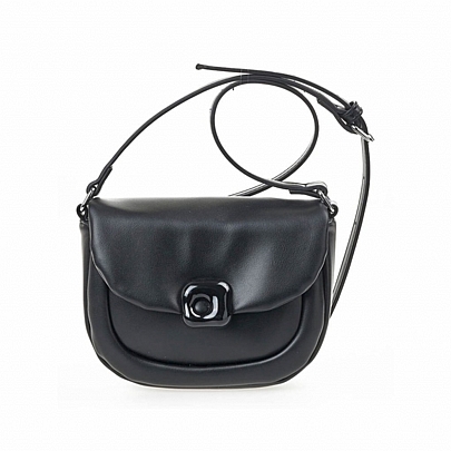 Verde Γυναικεία Τσάντα Χιαστί 16-7179 Black