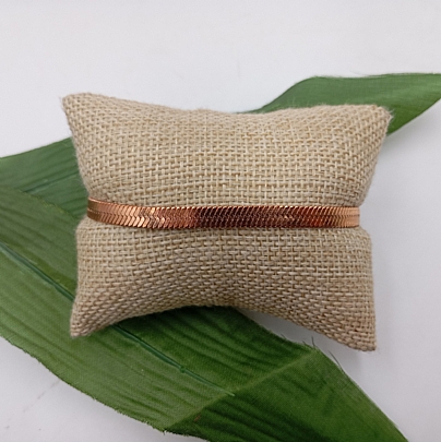 Βραχιόλι ατσάλινο φίδι 59151 Bronze
