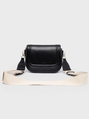 Nolah Τσάντα Χιαστί Ώμου Bradley Black Light Gold<br />
