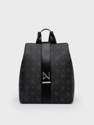 Nolah Γυναικεία Τσάντα Πλάτης Heron Black Light Gold<br /><br />