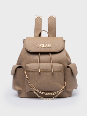 Nolah Γυναικεία Τσάντα Πλάτης Tasha Beige<br /><br /><br /><br /><br />