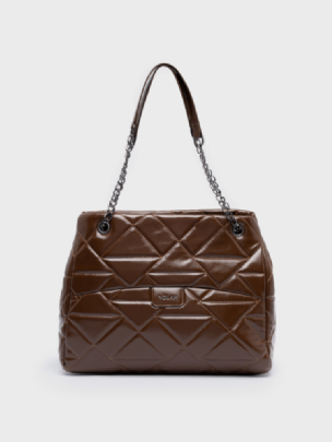 Nolah Τσάντα Ώμου Azillia Chocolate Brown<br /><br /><br /><br /><br />