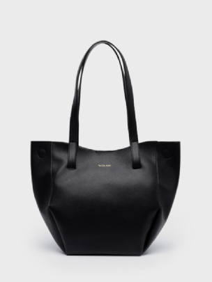 Nolah Τσάντα Ώμου Bree Black Light Gold<br /><br /><br /><br /><br /><br />
