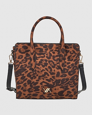 Προϊόν: Verde Γυναικεία Τσάντα Χειρός 16-8296 Animal Print Brown Verde Γυναικεία Τσάντα Χειρός 16-8296 Animal Print Brown