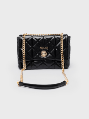 Nolah Τσάντα ώμου & χιαστί Margiela Black Light Gold