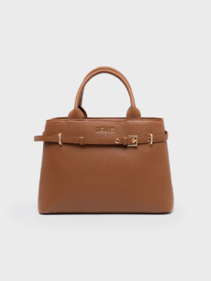 Nolah Τσάντα ώμου & χιαστί Velinia Brown Light Gold<br />