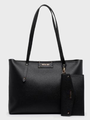 Nolah Τσάντα ώμου Serenity Black Light Gold<br />