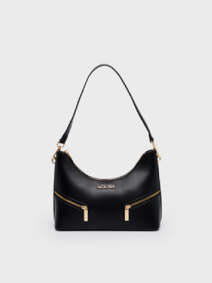 Nolah Τσάντα Χιαστί Ώμου Ozon Black Light Gold<br /><br />