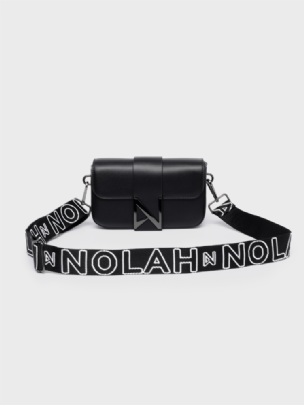 Nolah Τσάντα Χιαστί Ώμου Niki Black Gun<br /><br /><br /><br />