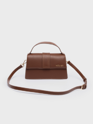 Nolah Τσάντα Χιαστί Ώμου Blake Chocolate Brown