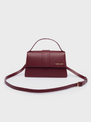 Nolah Τσάντα Χιαστί Ώμου Blake Burgundy