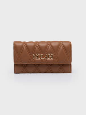 Nolah Γυναικείο Πορτοφόλι Violet Dark Brown