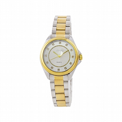 Προϊόν: Loisir Ρολόι Cosmopolitan με δίχρωμο ατσάλινο μπρασελέ και ασημί καντράν Loisir Ρολόι Cosmopolitan με δίχρωμο ατσάλινο μπρασελέ και ασημί καντράν