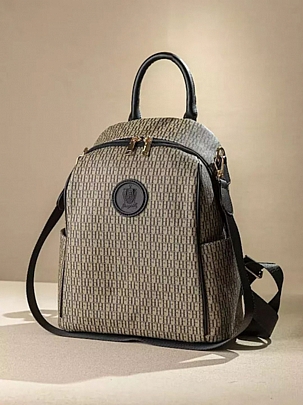 Fragola Γυναικεία Τσάντα Πολυμορφικό backpack με casual logo FE236-khaki