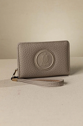 Fragola Πορτοφόλι με διπλό άνοιγμα και casual logo PC390-beige