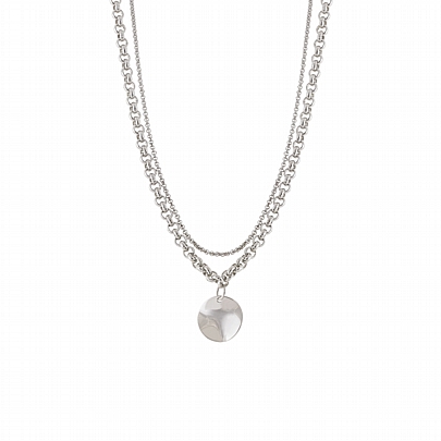 Προϊόν: Loisir Κολιέ Links ατσάλινο διπλό με στοιχείο 1.7 cm Loisir Κολιέ Links ατσάλινο διπλό με στοιχείο 1.7 cm