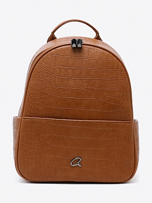 AXEL ΣΑΚΙΔΙΟ ΠΛΑΤΗΣ ΚΡΟΚΟ ΜΕ ΕΞΩΤΕΡΙΚΕΣ ΘΗΚΕΣ 1023-0573 DARKBROWN