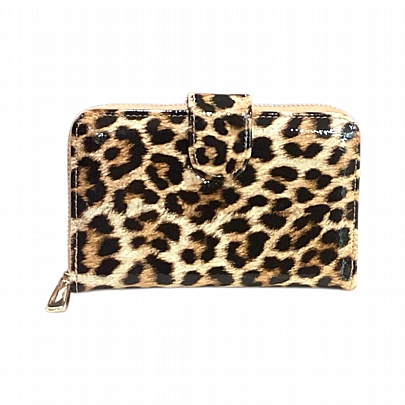 ESLEE Γυναικείο Πορτοφόλι Λεοπάρ F6195 Beige
