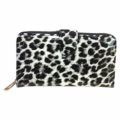 ESLEE Γυναικείο Πορτοφόλι Λεοπάρ F6193 Black