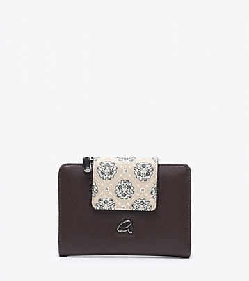 AXEL ΠΟΡΤΟΦΟΛΙ ΜΙΚΡΟ ΜΕ ΚΑΠΑΚΙ 1101-1874 DARK BROWN
