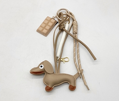 Beige Dog charm 
