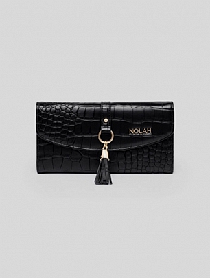 Nolah Γυναικείο Πορτοφόλι Crocolove Black<br /><br /><br /><br /><br /><br /><br /><br />