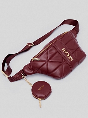 Nolah Γυναικείο Belt bag Harlow Burgundy