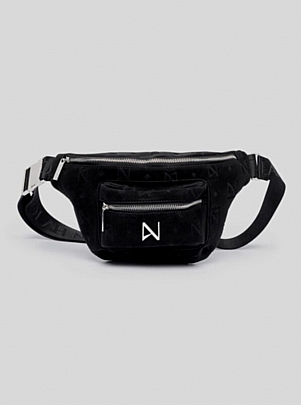 Nolah Γυναικείο Belt bag Quinn Black Silver