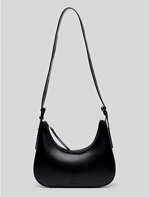 Nolah Τσάντα Ώμου Elina Black Silver<br /><br /><br /><br /><br /><br /><br /><br />