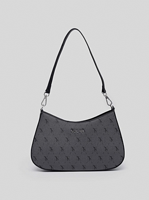 Προϊόν: Nolah Τσάντα ώμου & χιαστί Britany Grey Black Silver Nolah Τσάντα ώμου & χιαστί Britany Grey Black Silver