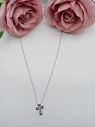 Προϊόν: Κολιέ ατσάλινο Σταυρός 335799 Silver Κολιέ ατσάλινο Σταυρός 335799 Silver