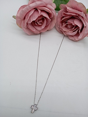 Προϊόν: Κολιέ ατσάλινο Σταυρός 445799 Silver Κολιέ ατσάλινο Σταυρός 445799 Silver