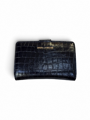 Regina Schrecker Γυναικείο Πορτοφόλι Κροκό RS6605 Black